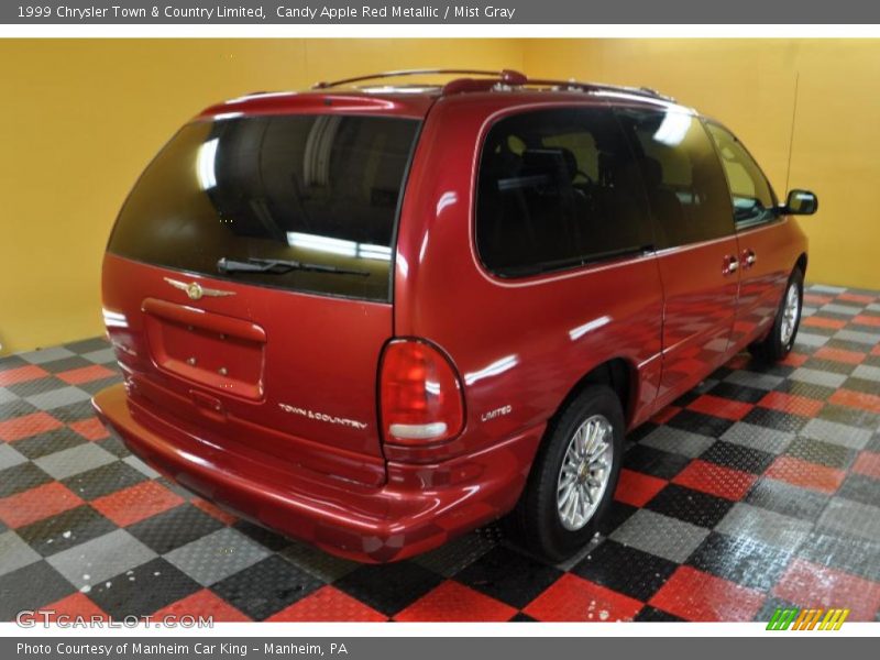 Candy Apple Red Metallic / Mist Gray 1999 Chrysler Town & Country Limited