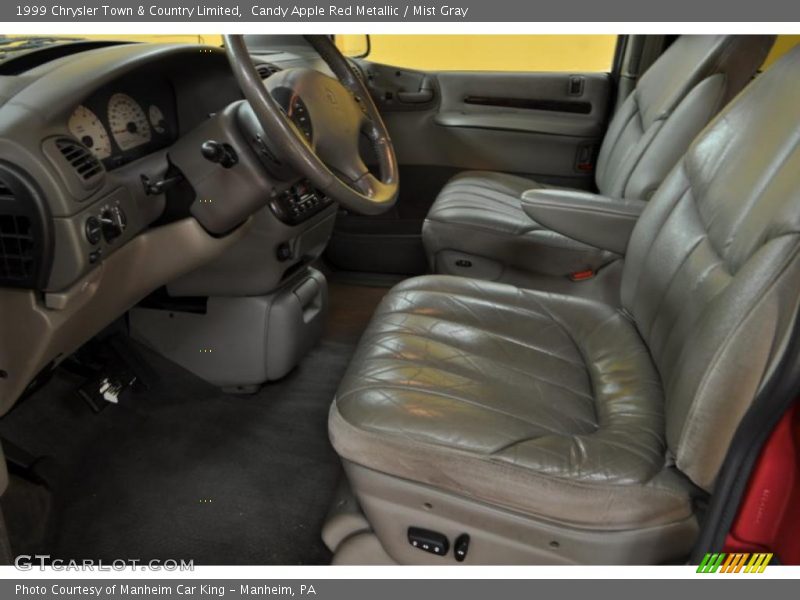 Candy Apple Red Metallic / Mist Gray 1999 Chrysler Town & Country Limited
