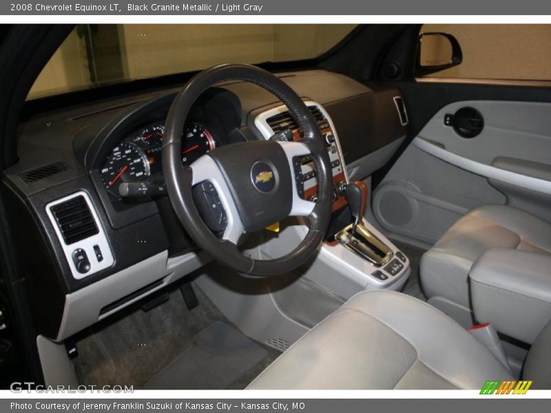 Black Granite Metallic / Light Gray 2008 Chevrolet Equinox LT