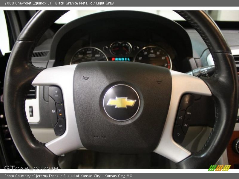 Black Granite Metallic / Light Gray 2008 Chevrolet Equinox LT