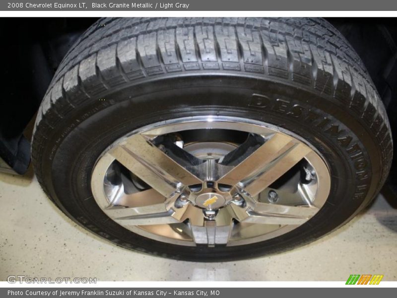 Black Granite Metallic / Light Gray 2008 Chevrolet Equinox LT