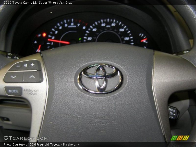 Super White / Ash Gray 2010 Toyota Camry LE