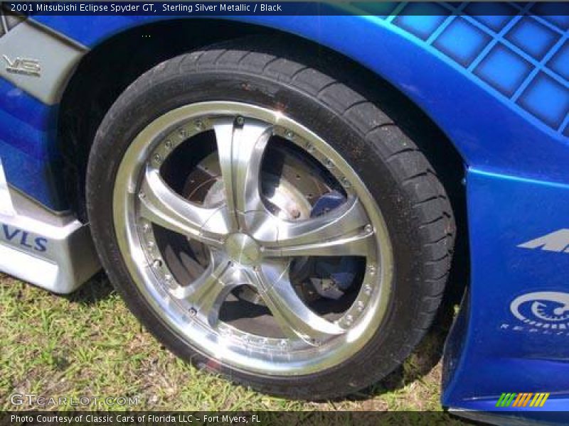 Sterling Silver Metallic / Black 2001 Mitsubishi Eclipse Spyder GT