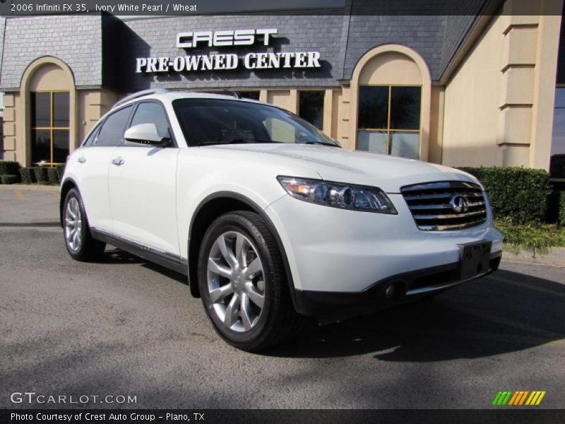 Ivory White Pearl / Wheat 2006 Infiniti FX 35