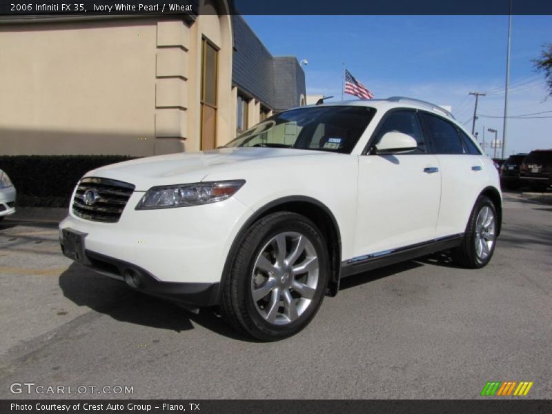 Ivory White Pearl / Wheat 2006 Infiniti FX 35