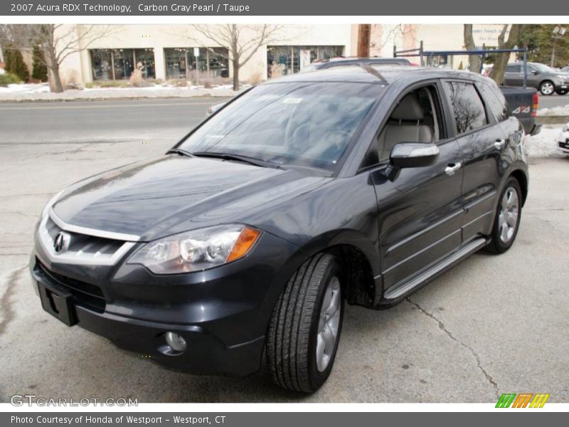 Carbon Gray Pearl / Taupe 2007 Acura RDX Technology