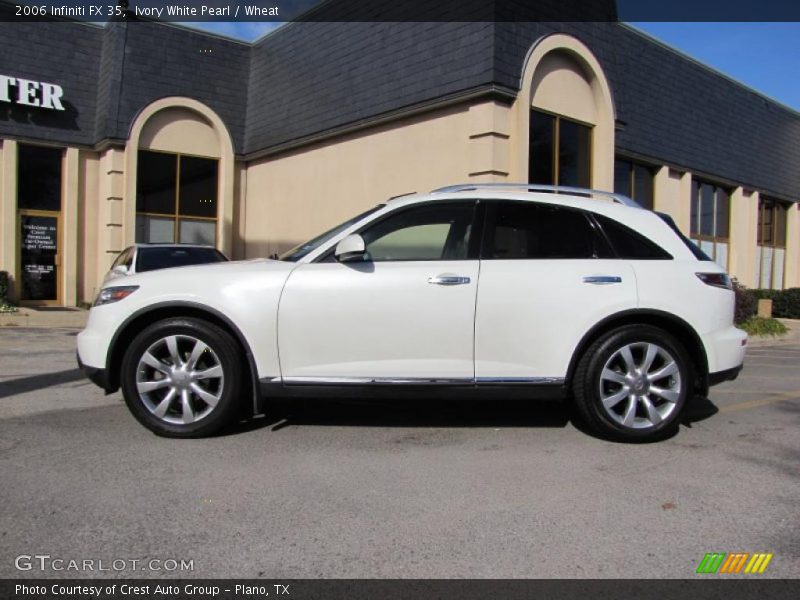 Ivory White Pearl / Wheat 2006 Infiniti FX 35