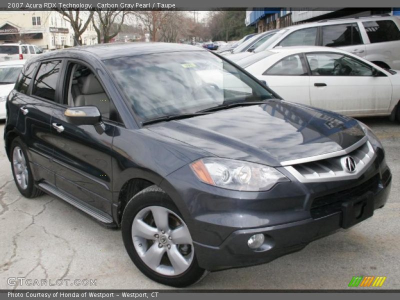 Carbon Gray Pearl / Taupe 2007 Acura RDX Technology