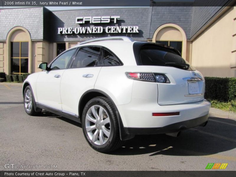 Ivory White Pearl / Wheat 2006 Infiniti FX 35