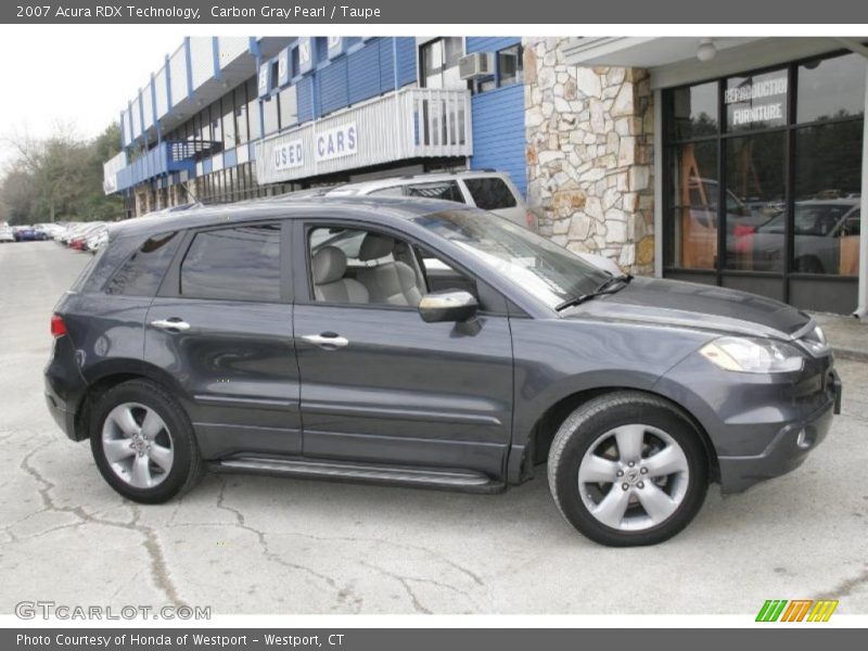 Carbon Gray Pearl / Taupe 2007 Acura RDX Technology