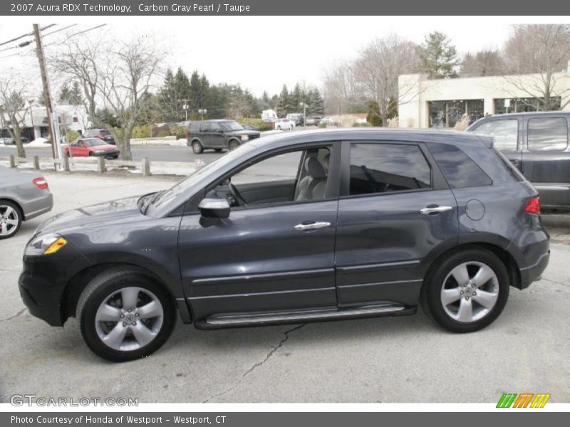 Carbon Gray Pearl / Taupe 2007 Acura RDX Technology
