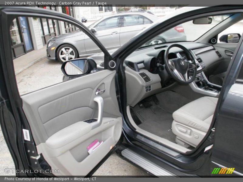Carbon Gray Pearl / Taupe 2007 Acura RDX Technology