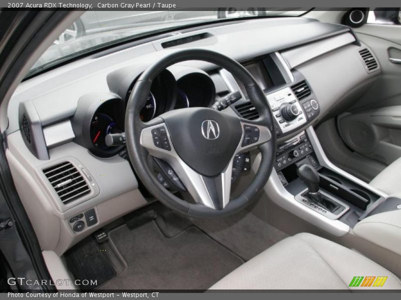 Carbon Gray Pearl / Taupe 2007 Acura RDX Technology