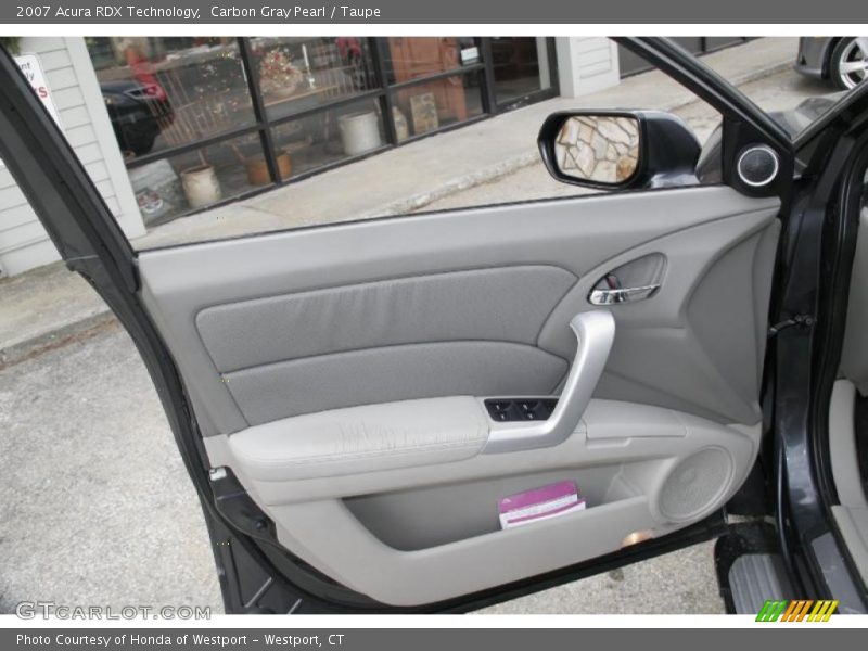 Carbon Gray Pearl / Taupe 2007 Acura RDX Technology