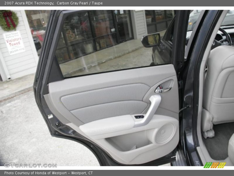 Carbon Gray Pearl / Taupe 2007 Acura RDX Technology