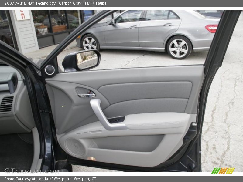 Carbon Gray Pearl / Taupe 2007 Acura RDX Technology