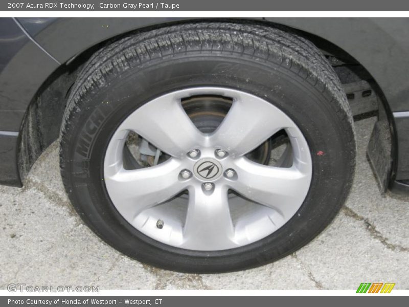 Carbon Gray Pearl / Taupe 2007 Acura RDX Technology