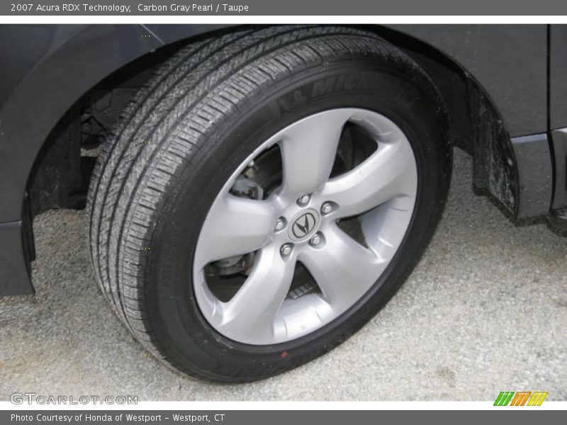 Carbon Gray Pearl / Taupe 2007 Acura RDX Technology