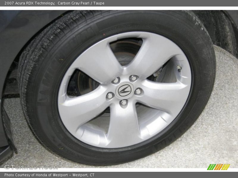Carbon Gray Pearl / Taupe 2007 Acura RDX Technology