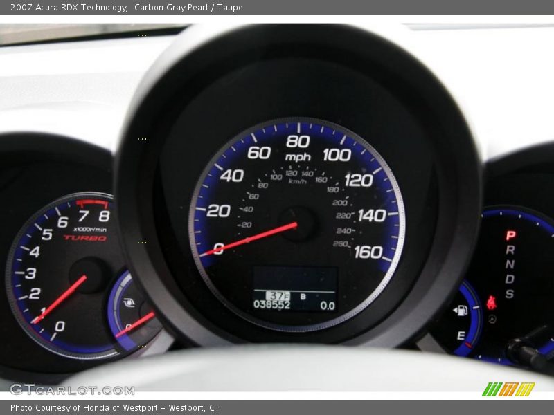 Carbon Gray Pearl / Taupe 2007 Acura RDX Technology
