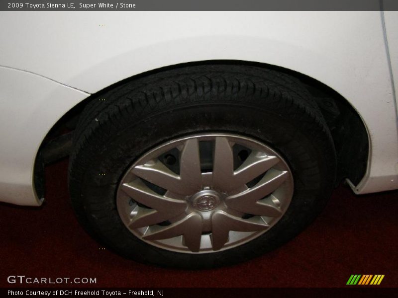 Super White / Stone 2009 Toyota Sienna LE