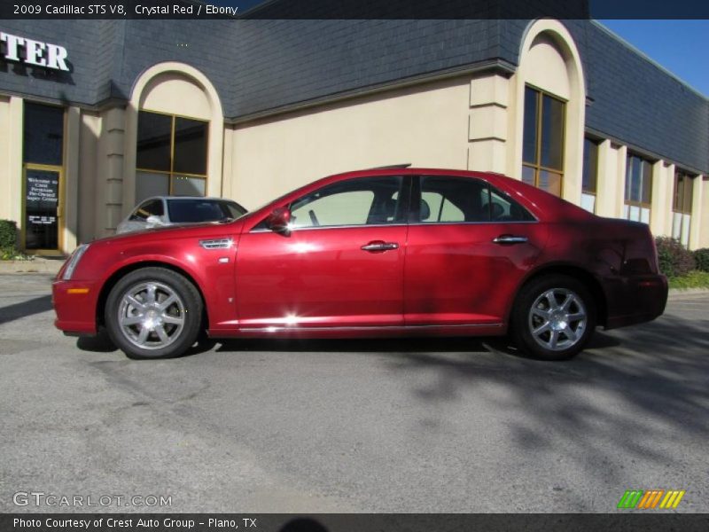 Crystal Red / Ebony 2009 Cadillac STS V8