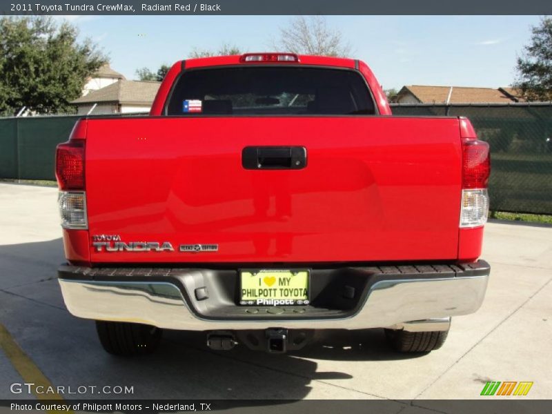 Radiant Red / Black 2011 Toyota Tundra CrewMax