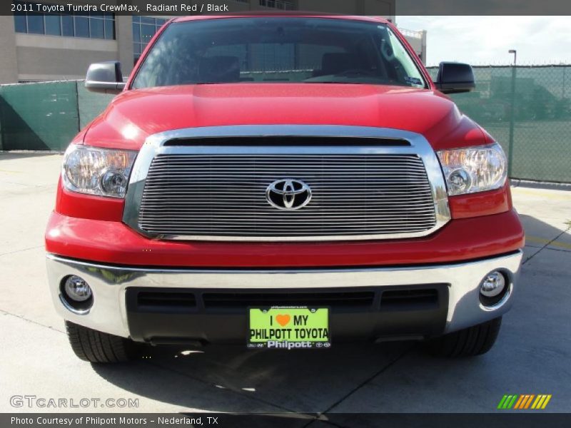 Radiant Red / Black 2011 Toyota Tundra CrewMax