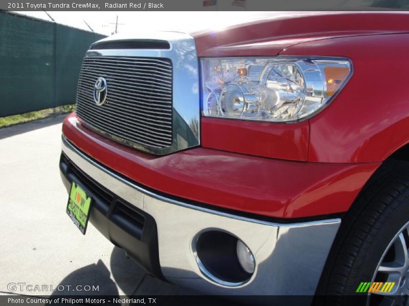 Radiant Red / Black 2011 Toyota Tundra CrewMax