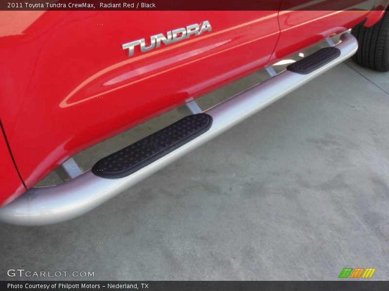 Radiant Red / Black 2011 Toyota Tundra CrewMax