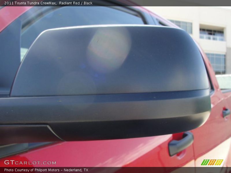 Radiant Red / Black 2011 Toyota Tundra CrewMax