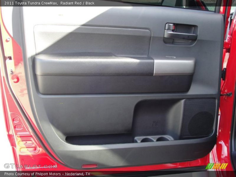 Radiant Red / Black 2011 Toyota Tundra CrewMax