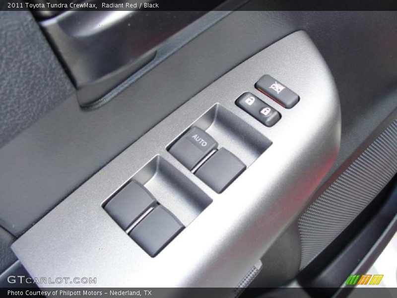 Radiant Red / Black 2011 Toyota Tundra CrewMax