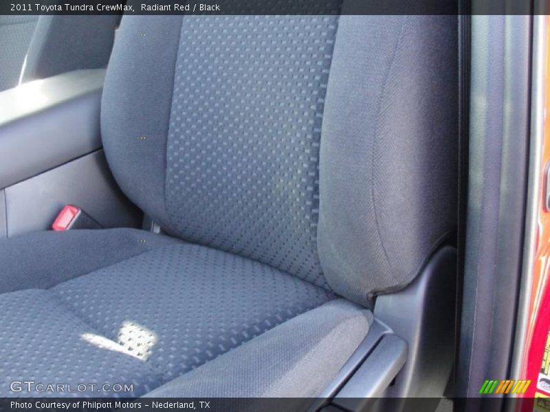 Radiant Red / Black 2011 Toyota Tundra CrewMax