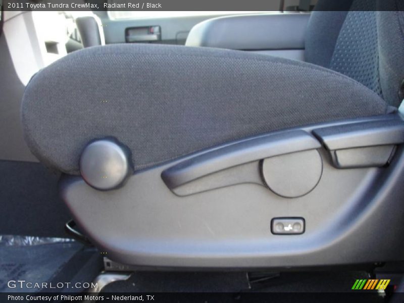 Radiant Red / Black 2011 Toyota Tundra CrewMax