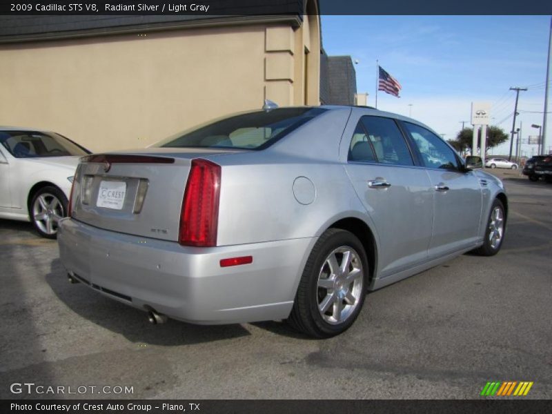 Radiant Silver / Light Gray 2009 Cadillac STS V8