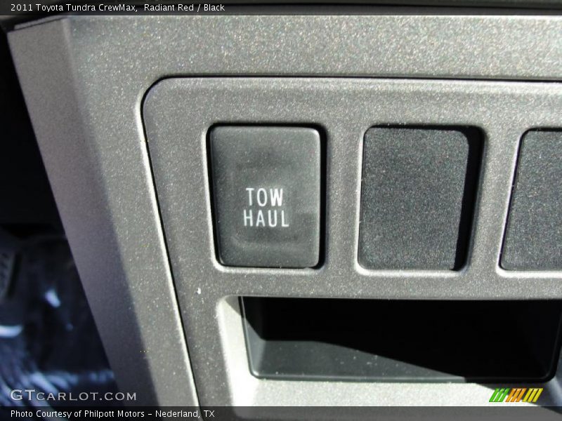 Radiant Red / Black 2011 Toyota Tundra CrewMax