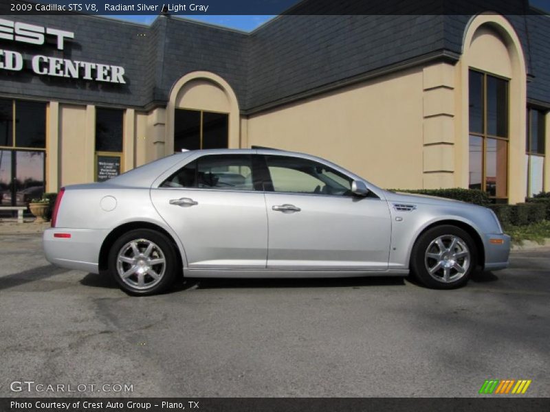 Radiant Silver / Light Gray 2009 Cadillac STS V8