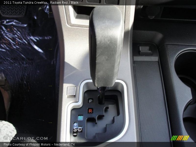 Radiant Red / Black 2011 Toyota Tundra CrewMax