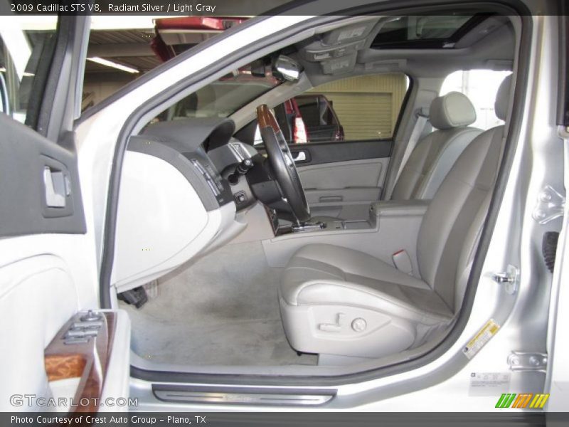 Radiant Silver / Light Gray 2009 Cadillac STS V8