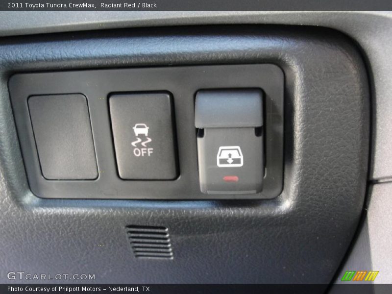 Radiant Red / Black 2011 Toyota Tundra CrewMax