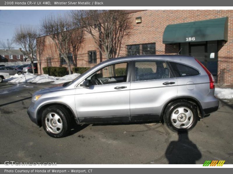 Whistler Silver Metallic / Black 2008 Honda CR-V LX 4WD