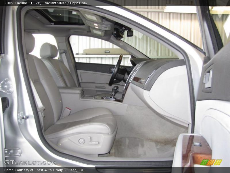 Radiant Silver / Light Gray 2009 Cadillac STS V8