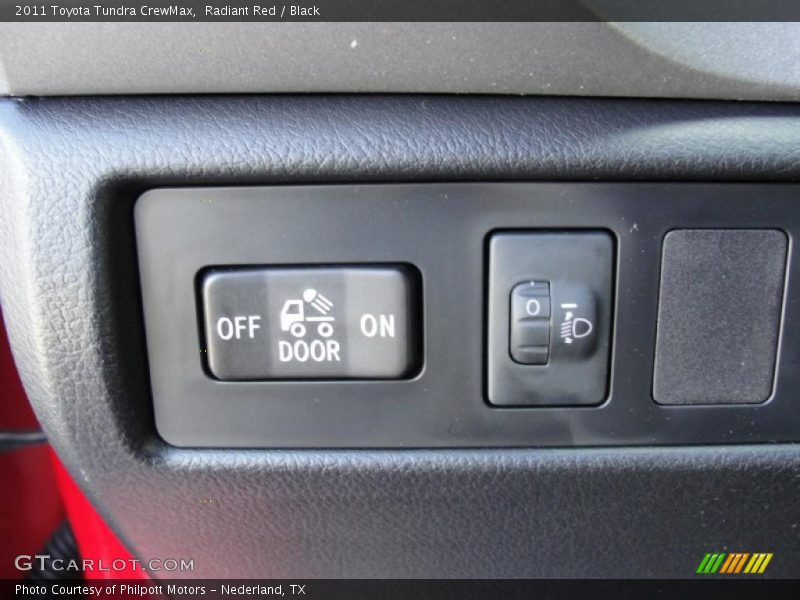 Radiant Red / Black 2011 Toyota Tundra CrewMax
