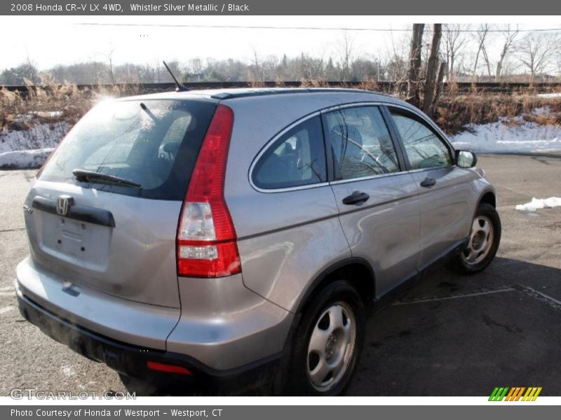 Whistler Silver Metallic / Black 2008 Honda CR-V LX 4WD