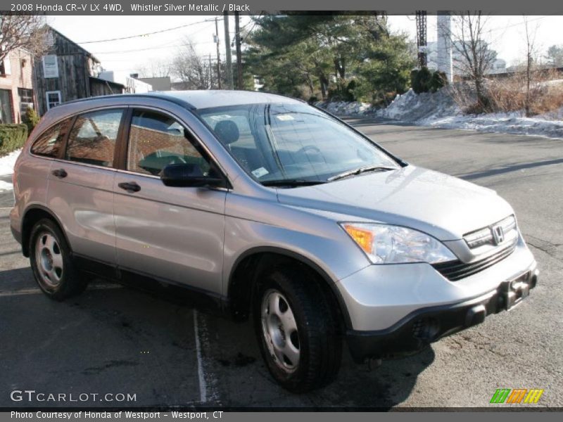 Whistler Silver Metallic / Black 2008 Honda CR-V LX 4WD