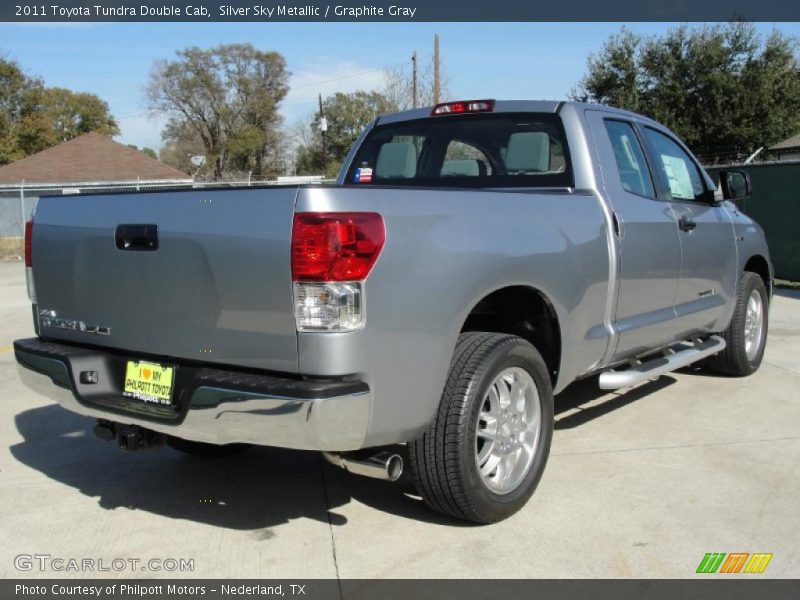 Silver Sky Metallic / Graphite Gray 2011 Toyota Tundra Double Cab