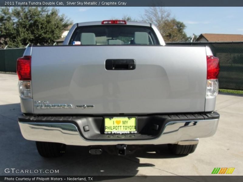 Silver Sky Metallic / Graphite Gray 2011 Toyota Tundra Double Cab