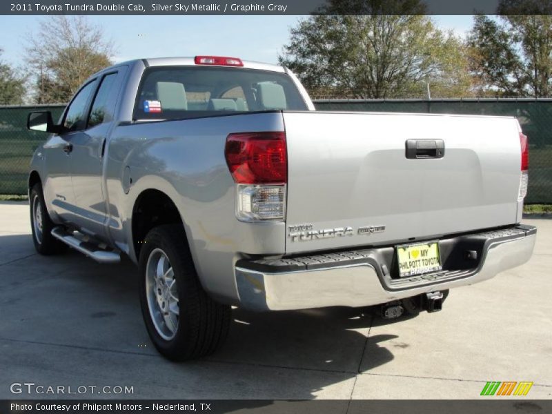 Silver Sky Metallic / Graphite Gray 2011 Toyota Tundra Double Cab