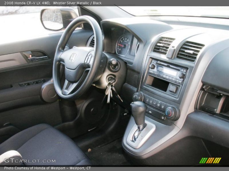 Whistler Silver Metallic / Black 2008 Honda CR-V LX 4WD